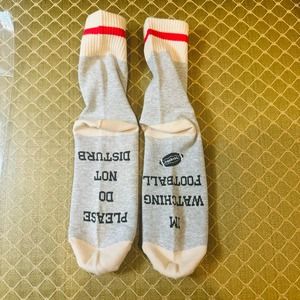 I'm Watching Football Please Do Not Disturb Tube Socks Unisex NEW